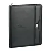 Branded Cutter & Buck Zippered Padfolio with Organizer Features