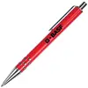Custom Metal Click Pen with Chrome Trim - Promotional Ballpoint Pen