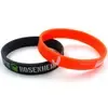 Debossed & Color Filled Silicone Bracelets: 12mm