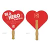 Deluxe Hand Fan- Heart