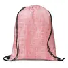 Denim Pattern Non-Woven Drawstring Backpack