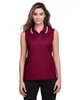 Devon & Jones CrownLux Performance® Ladies' Plaited Tipped Sleeveless Polo