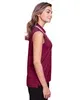 Devon & Jones CrownLux Performance® Ladies' Plaited Tipped Sleeveless Polo
