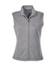 Devon & Jones Ladies' Newbury Mélange Fleece Vest