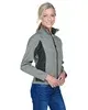 Devon & Jones Ladies' Soft Shell Colorblock Jacket