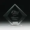 Starfire Crystal and Aluminum Custom Engraved Award