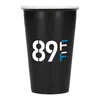 Custom Branded Dimple Double Wall Ceramic Cup - 10oz