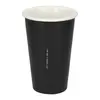 Custom Branded Dimple Double Wall Ceramic Cup - 10oz