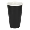 Custom Branded Dimple Double Wall Ceramic Cup - 10oz