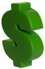 Customized Dollar Sign Stress Reliever