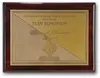 Personalized Double Etch Rosewood Plaque with Gold/Silver Plate