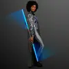 Double Sided Swords Sabers with Blue LEDs & Sounds