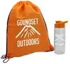 Custom Branded Fun Kit - Drawstring Backpack and Bottle Combo