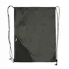 Drawstring Backpack - Two Color Polyester Drawstring Bags