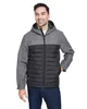 Dri Duck Men's Pinnacle Puffer Body Softshell Hooded Jacket