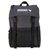 Dual-Strap Laptop Rucksack Backpack (Grey/Black)