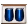 Duo Vacuum Stemless Wine Tumbler Gift Set