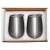 Duo Vacuum Stemless Wine Tumbler Gift Set