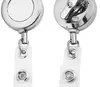 Durable Metal ID Badge Reel (Round & Square)