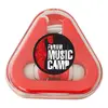 Ear Buds and Booklet Set with Triangle Case