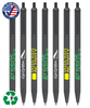 Eco-Friendly Black Plastic Click-A-Stick Pens with Clip