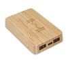 Eco Green Bamboo Wireless Power Bank 5000