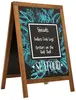 Economy Wood A-Frame Imprinted Chalkboard Kit