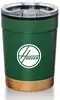 Eduardo 12oz Double-Wall Tumbler with Sliding Lid & Bamboo Base