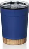 Eduardo 12oz Double-Wall Tumbler with Sliding Lid & Bamboo Base