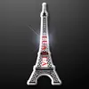 White and Black Eiffel Tower Flashing Lapel Pins
