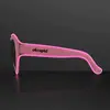 EL Wire Glowing Pink Heart Sunglasses