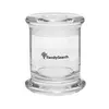 Elegant Glass Status Jar with Clear Finish