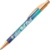 Elite Slim Premium Metallic Click Pen (Black or Blue Ink)