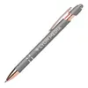 Ellipse Softy Rose Gold Metallic Pen w/ Stylus - Laser