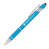 Ellipse Stylus Click Pen with Textured Grip & Chrome Metal Clip