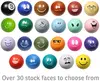 Custom Emoticon Ball Stress Reliever