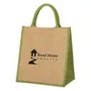 Imprinted Escape Jute Tote Bag