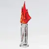 Optical Flame Award with Custom Glass Design