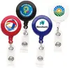 Everyday Retractable Opaque Badge Reel - Round & Square Shape