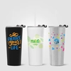 Excalibur - 22 oz. Double-Wall Stainless Tumbler with Straw​