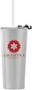 Excalibur - 22 oz. Double-Wall Stainless Tumbler with Straw​