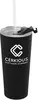 Excalibur - 22 oz. Double-Wall Stainless Tumbler with Straw​