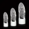Designer Customizable White Optical Crystal Faccini Award for Corporate Recognition