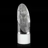 Designer Customizable White Optical Crystal Faccini Award for Corporate Recognition