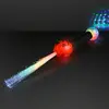 Fiber Optic Light Up Pumpkin Wands 15"