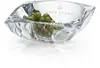 Custom Elegant Fiorella Crystal Award Bowl with Square-sculpted Design