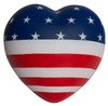 American Flag Heart Stress Reliever