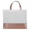 Flair Metal-Accented Stylish Tote