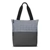 Flannel Check Accent Tote Bag