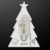 Flashing LED Christmas Tree Pin with Safety Attachment